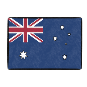 AUSTRALIAの国旗
