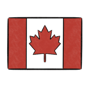 CANADAの国旗