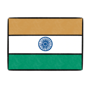 INDIAの国旗