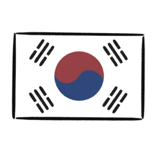 KOREAの国旗