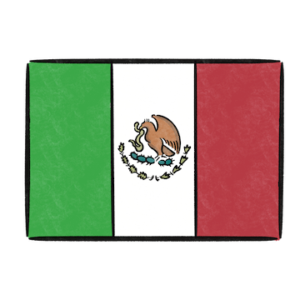 MEXICOの国旗