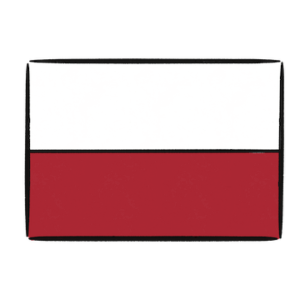 POLANDの国旗