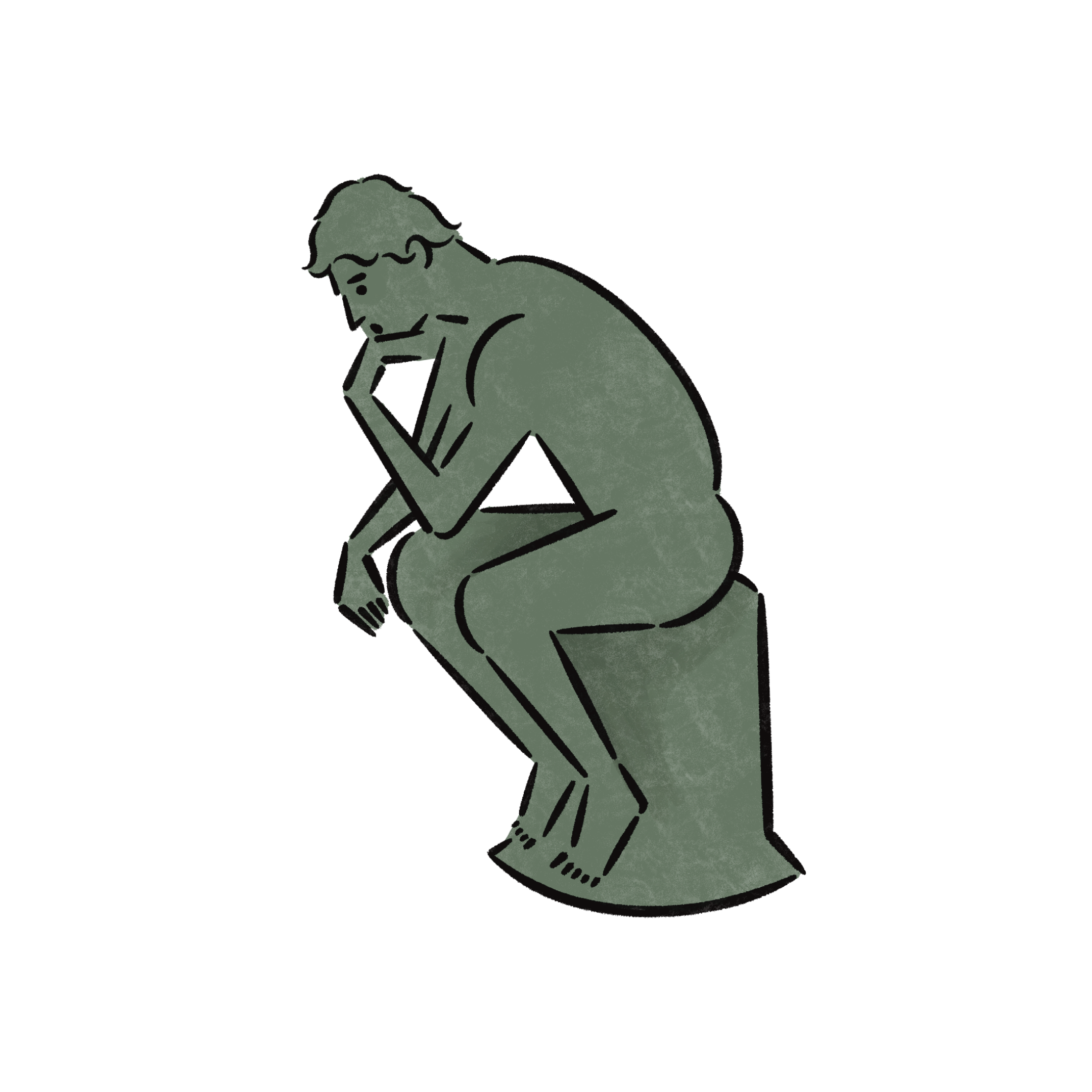 考える人