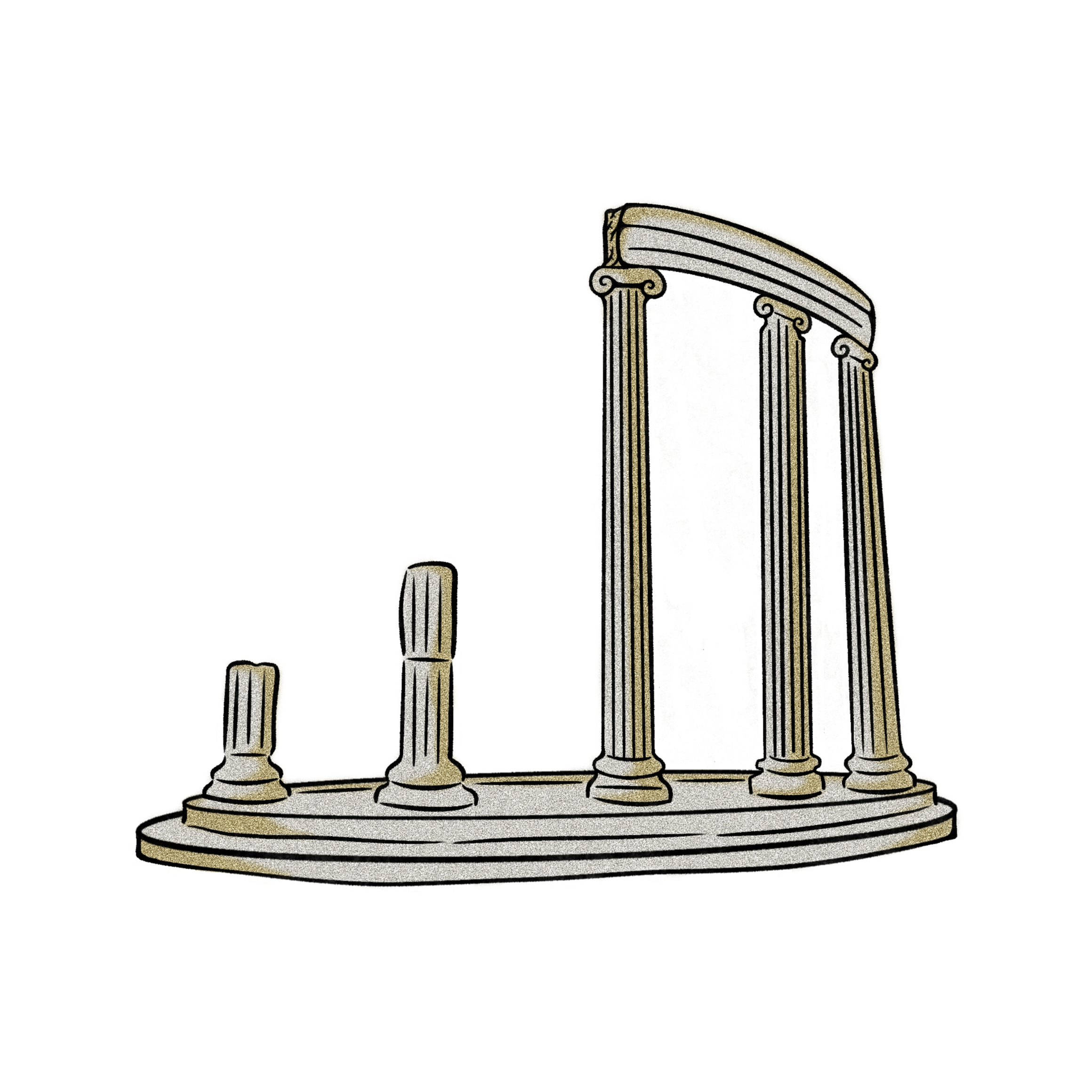 オリンピアの古代遺跡